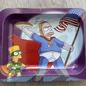 Simpsons Themed Metal Tray